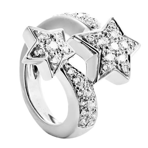 chanel shooting star ring price|chanel stackable silver rings.